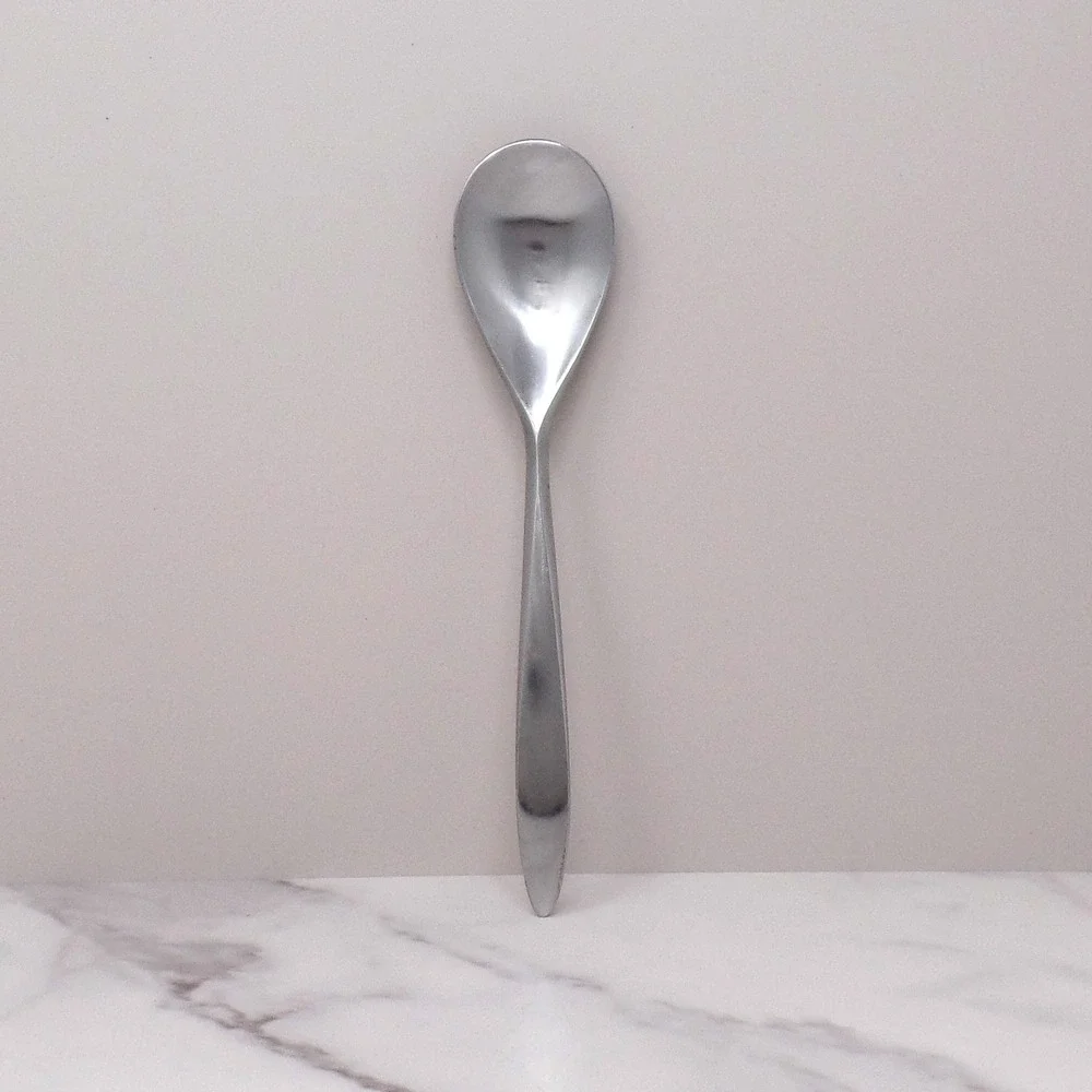 Vintage Wusthof Dreizack Pamir Stainless Steel MCM Flatware, Soup / Place Spoon